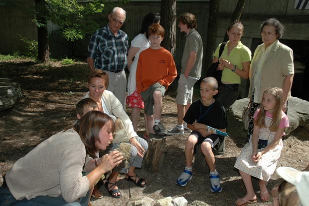 Photographie d'une animation sur le feu 