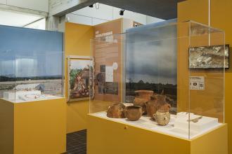 Vue de l'exposition "Mémoire de sable"