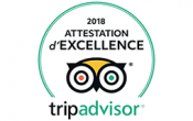 Attestation d'excellence TripAdvisor