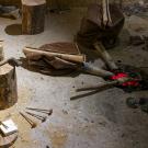 Reconstitution d'un atelier de bronzier