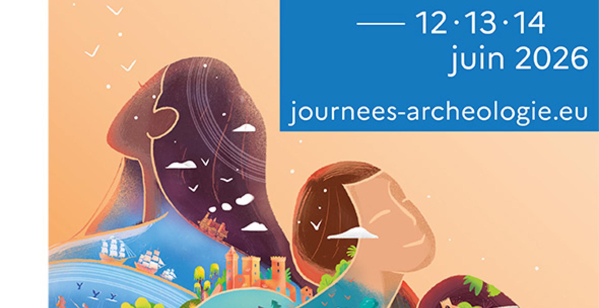 Affiche des Journées européennes de l'archéologie 2026