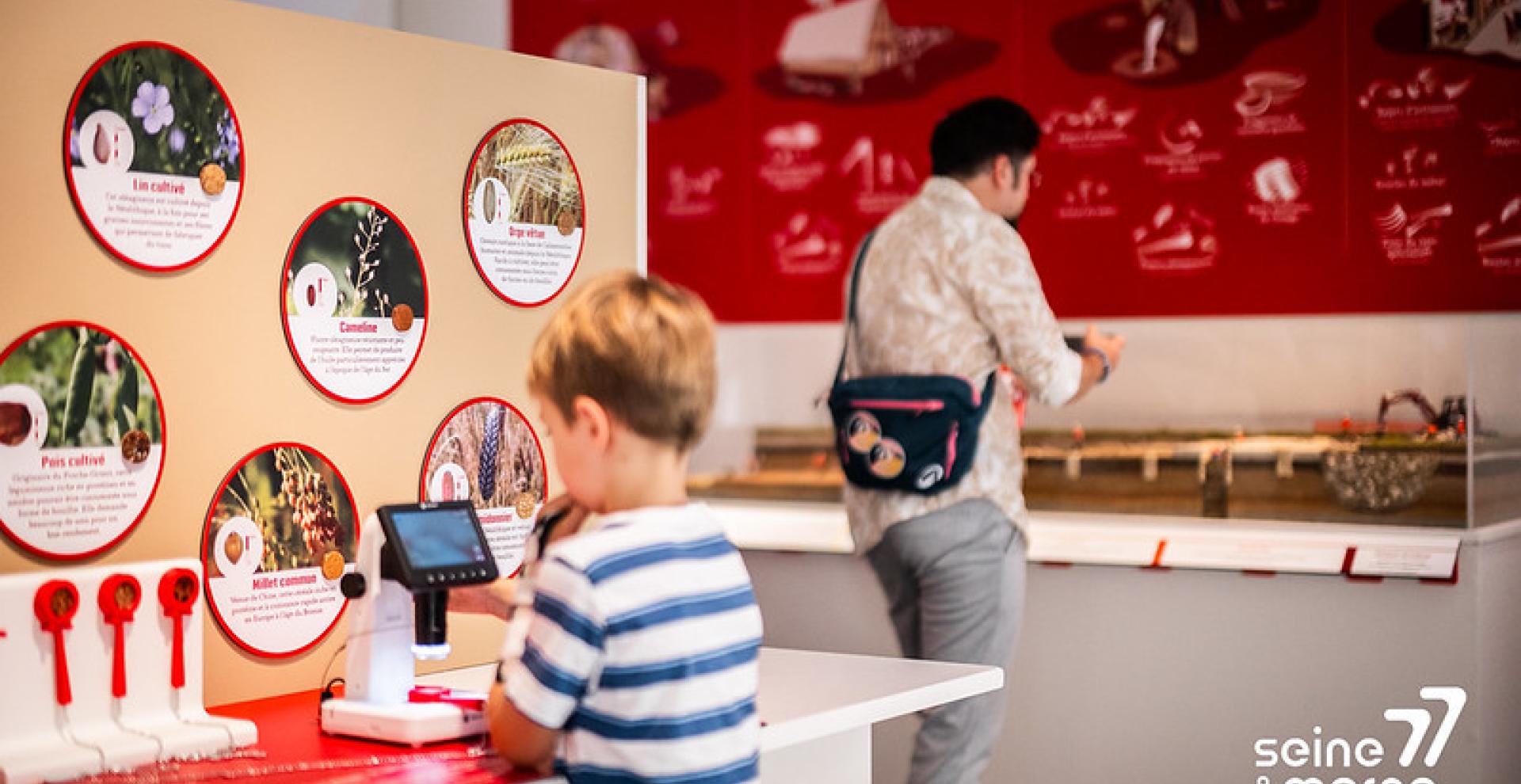 Vue de l'exposition "ça en jette ! Quand l'archéologie s'intéresse à nos déchets"