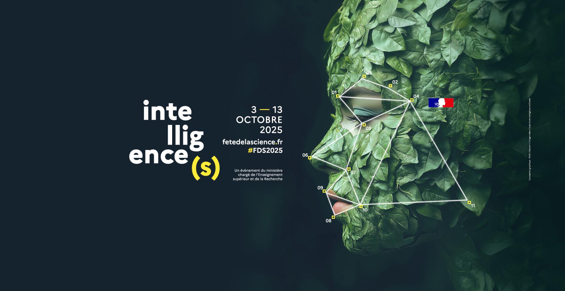 Visuel de l'édition 2025 de la Fête de la Science