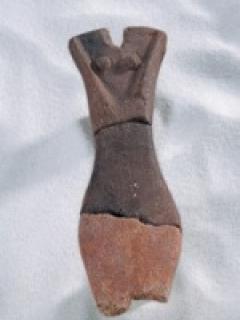 Figurine en terre cuite.