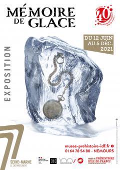 affiche de l'exposition "Mémoire de glace"