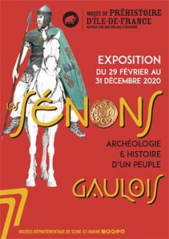 Affiche de l'exposition "Les Sénons".