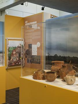 Vue de l'exposition "Mémoire de sable"