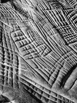 Gravures rupestres dans le massif de Fontainebleau