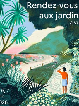 Visuel de la manifestation nationale "Rendez-vous aux jardins" 2026