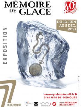 affiche de l'exposition "Mémoire de glace"
