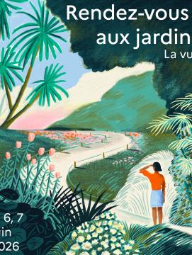 Visuel de la manifestation nationale "Rendez-vous aux jardins" 2026