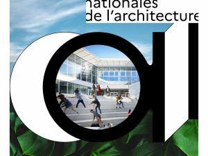 Affiche de la manifestation nationale "Les journées nationales de l'architecture"