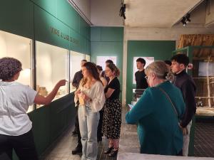 Photographie d'une visite guidée