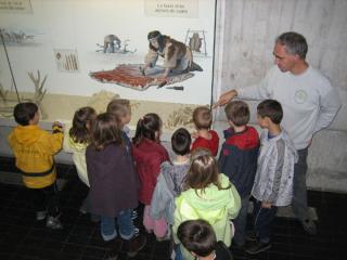 Visite du musée pour les enfants.