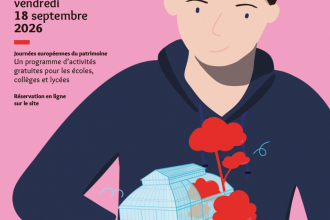 Visuel 2026 de la manifestation "les Enfants du Patrimoine"