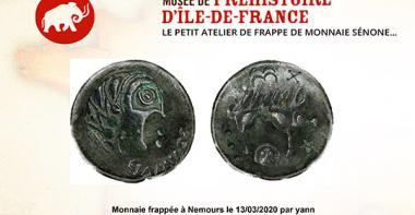 Vignette atelier de frappe de monnaie sénone