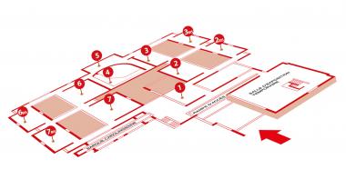 plan des salles du musée