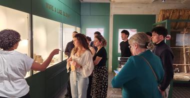 Photographie d'une visite guidée