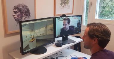 visite à distance du musée commentée par un médiateur