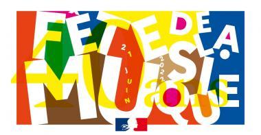 Visuel de la Fête de la Musique 2022