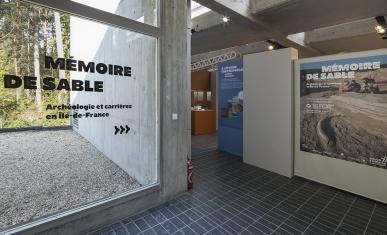 Vue de l'exposition "Mémoire de sable"