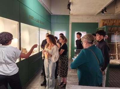 Photographie d'une visite guidée