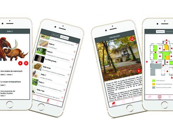 Application mobile de visite du musée.