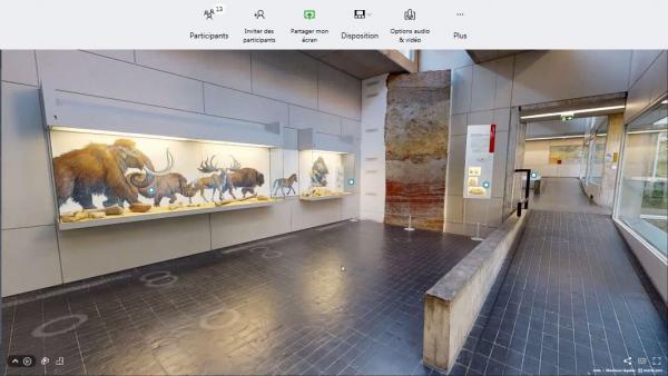 Visite virtuelle du musée de Préhistoire d'Île-de-France