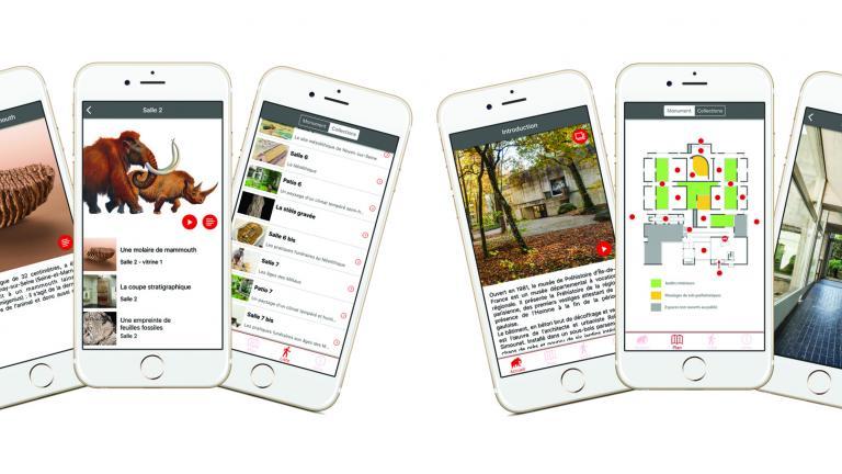 Application mobile de visite du musée.