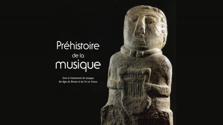 Couverture du catalogue de l'exposition "Préhistoire de la Musqiue"