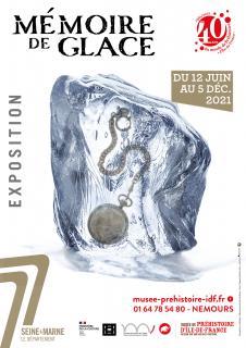 affiche de l'exposition "Mémoire de glace"