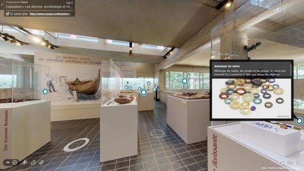 Visite virtuelle de l'exposition "Les Sénons. Archéologie & Histoire d'un peuple gaulois"