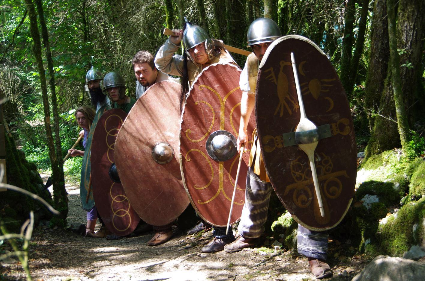 Troupe de reconstitution historique gauloise.