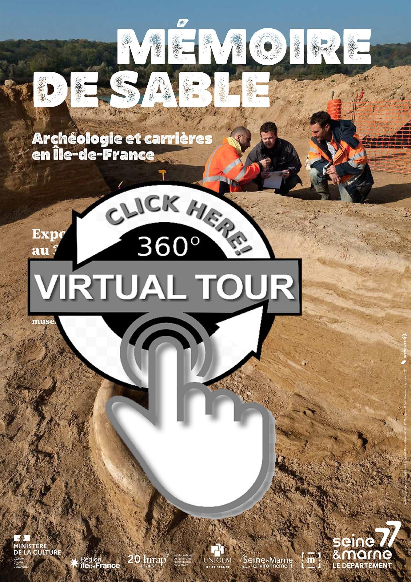 Visuel de l'exposition virtuelle "Mémoire de sable"